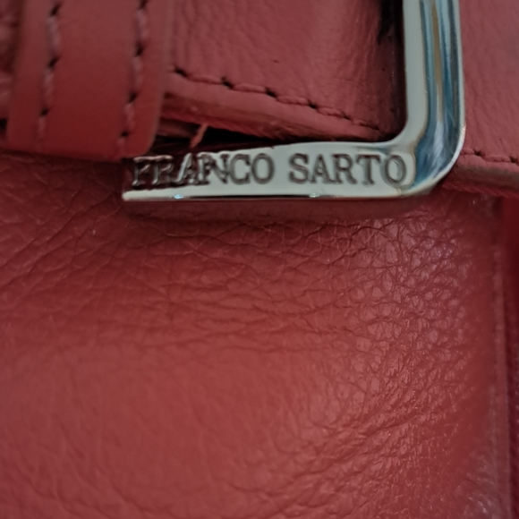 Franco Sarto Coral pebbled leather hand/shoulder bag silver hardware. Final SALE - Picture 8 of 10